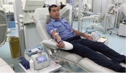 Полицейлер қан тапсырды